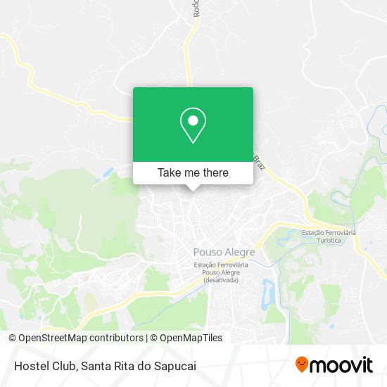 Hostel Club map