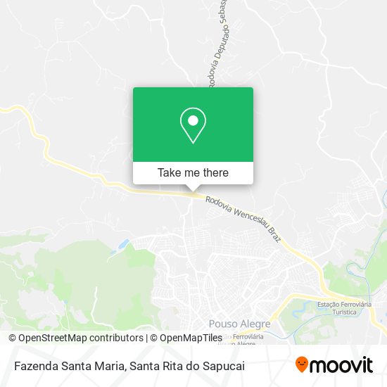 Fazenda Santa Maria map