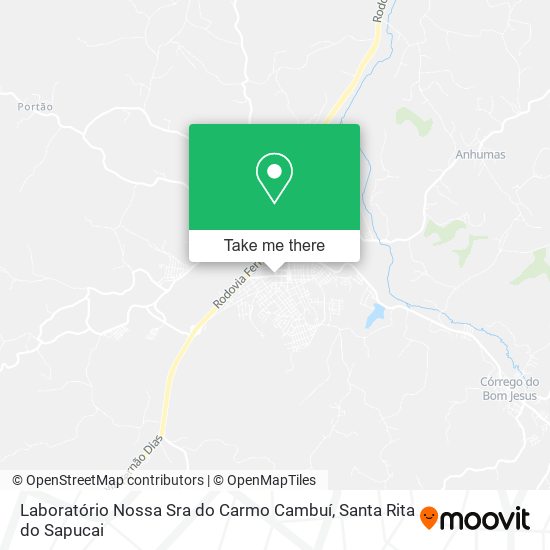Laboratório Nossa Sra do Carmo Cambuí map