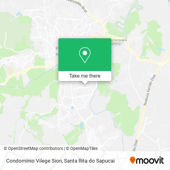 Condomínio Vilege Sion map