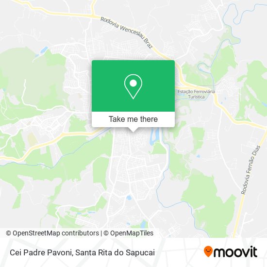 Cei Padre Pavoni map