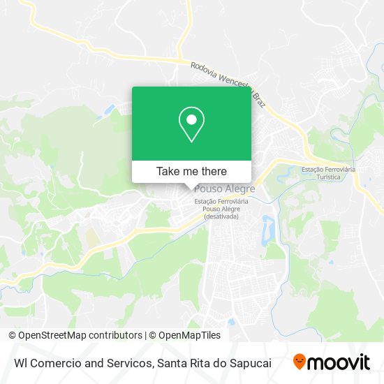 Wl Comercio and Servicos map
