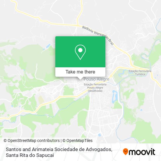 Santos and Arimateia Sociedade de Advogados map