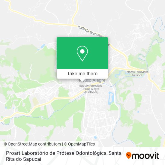 Proart Laboratório de Prótese Odontológica map