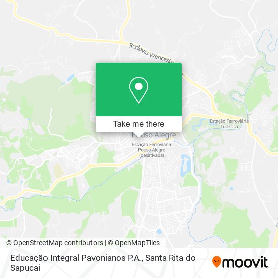 Educação Integral Pavonianos P.A. map