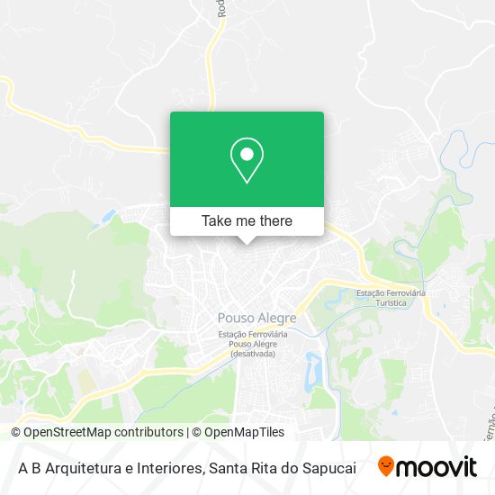 A B Arquitetura e Interiores map