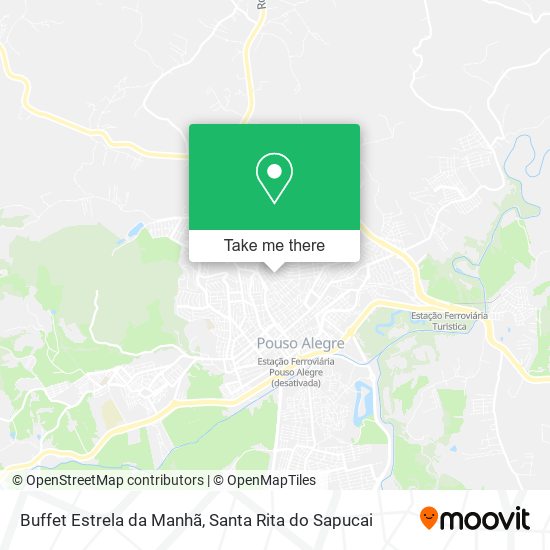 Buffet Estrela da Manhã map