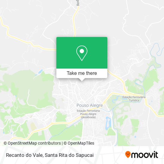 Mapa Recanto do Vale