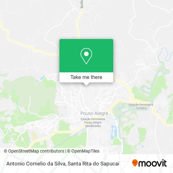 Mapa Antonio Cornelio da Silva