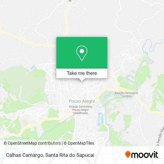Calhas Camargo map