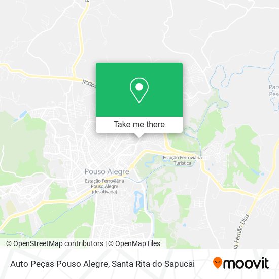 Auto Peças Pouso Alegre map