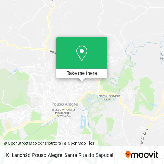 Ki Lanchão Pouso Alegre map