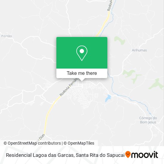 Residencial Lagoa das Garcas map