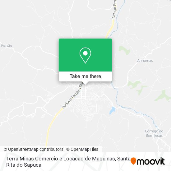 Terra Minas Comercio e Locacao de Maquinas map