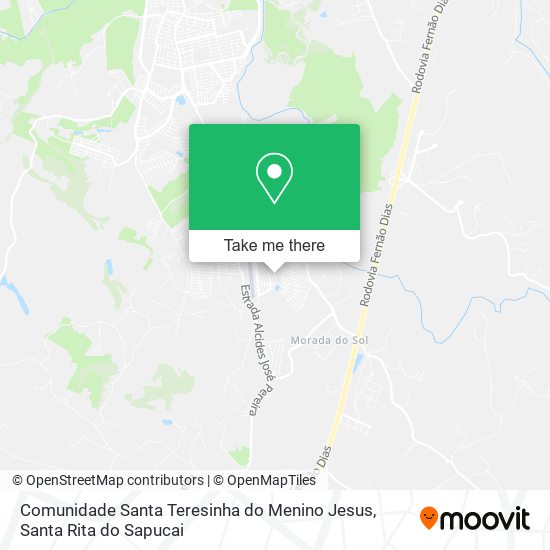 Mapa Comunidade Santa Teresinha do Menino Jesus