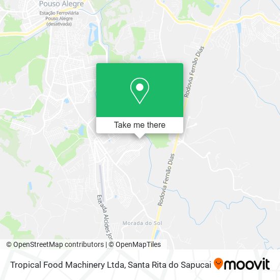 Tropical Food Machinery Ltda map