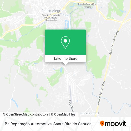 Bs Reparação Automotiva map
