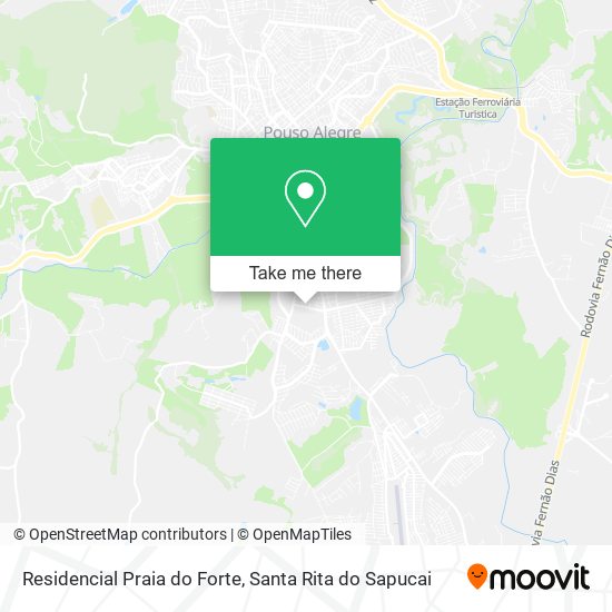 Residencial Praia do Forte map