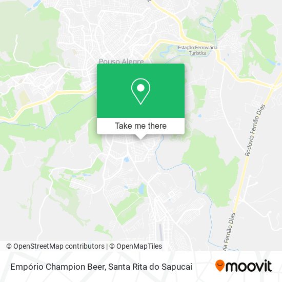 Empório Champion Beer map