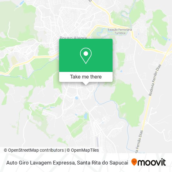Auto Giro Lavagem Expressa map