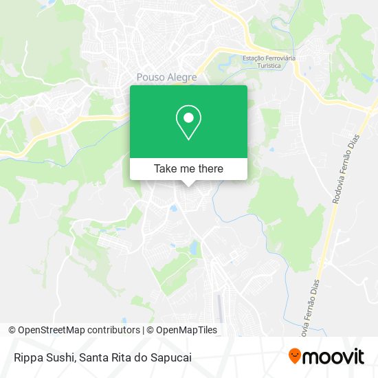 Rippa Sushi map