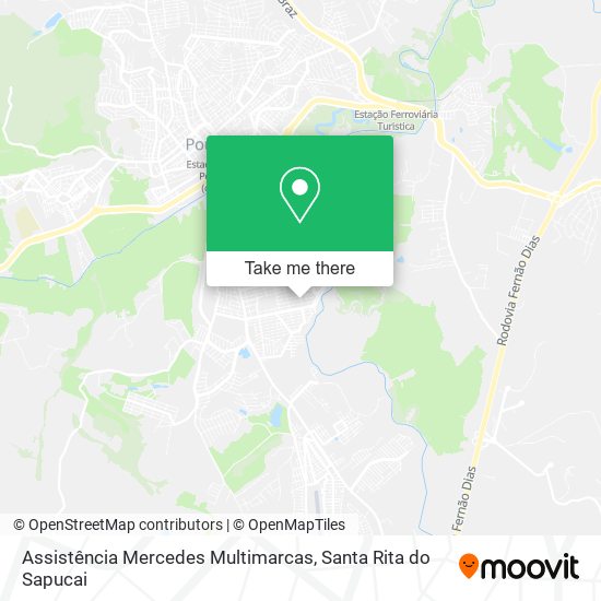 Assistência Mercedes Multimarcas map