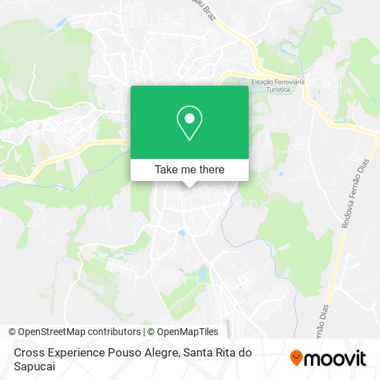 Cross Experience Pouso Alegre map