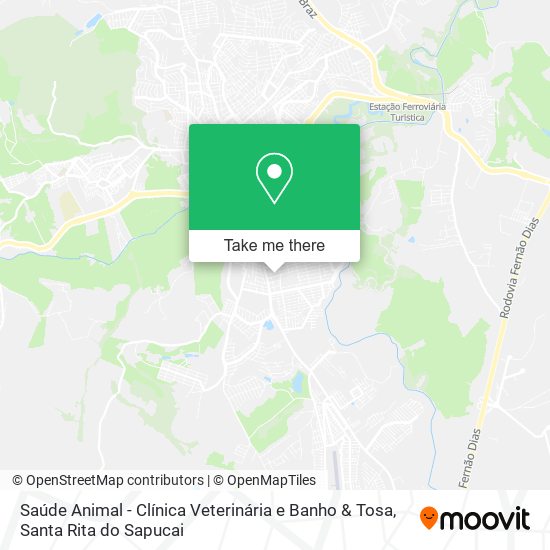 Saúde Animal - Clínica Veterinária e Banho & Tosa map