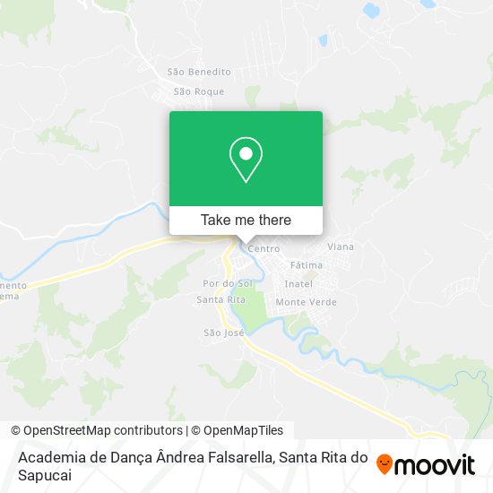 Mapa Academia de Dança Ândrea Falsarella