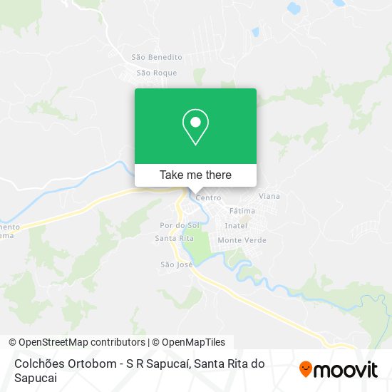 Colchões Ortobom - S R Sapucaí map