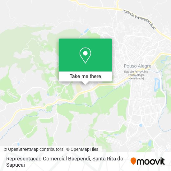 Mapa Representacao Comercial Baependi