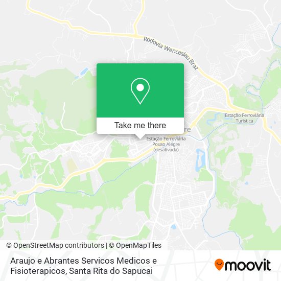 Araujo e Abrantes Servicos Medicos e Fisioterapicos map
