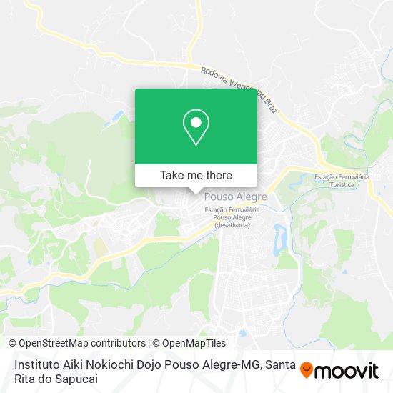 Instituto Aiki Nokiochi Dojo Pouso Alegre-MG map