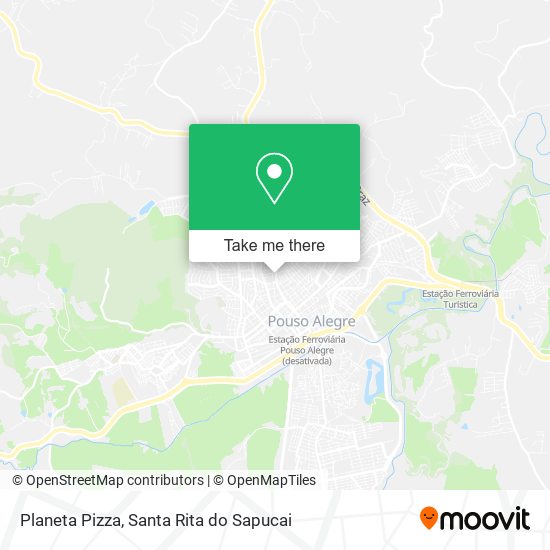 Planeta Pizza map