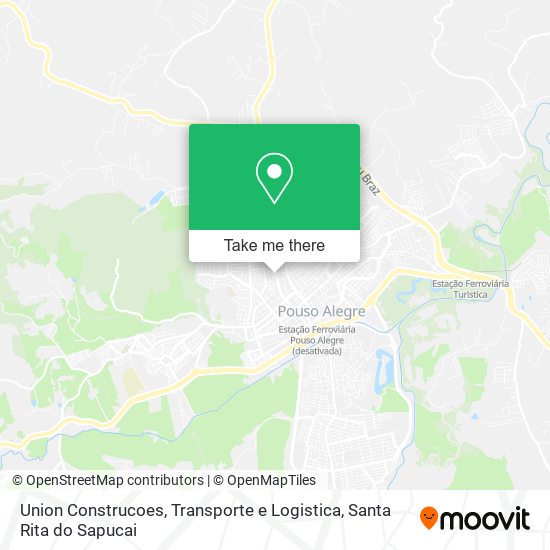 Mapa Union Construcoes, Transporte e Logistica