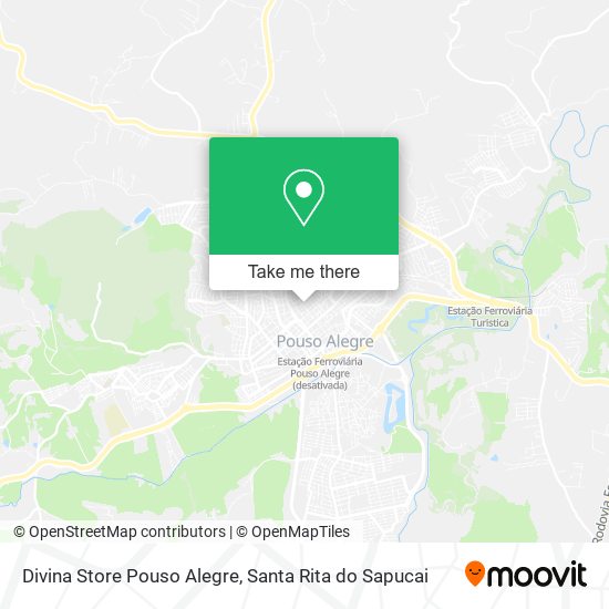 Divina Store Pouso Alegre map