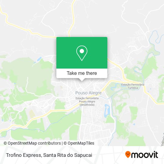 Trofino Express map