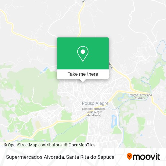 Supermercados Alvorada map