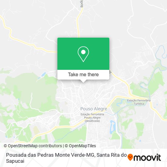 Pousada das Pedras Monte Verde-MG map