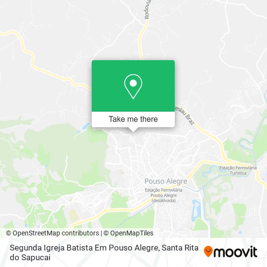 Mapa Segunda Igreja Batista Em Pouso Alegre