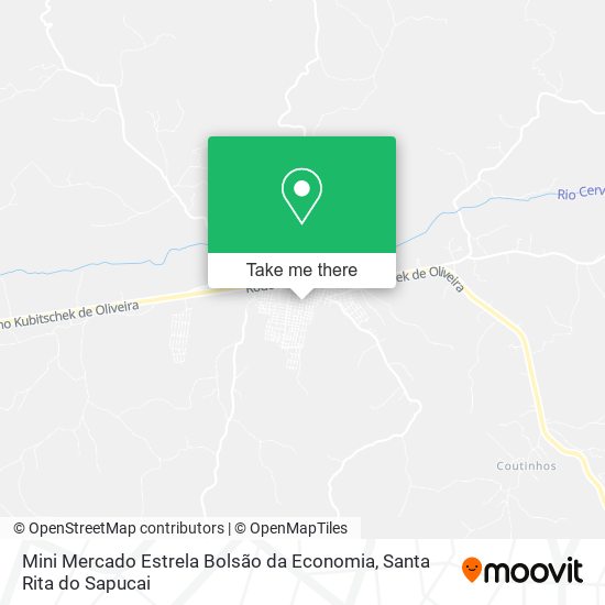 Mini Mercado Estrela Bolsão da Economia map