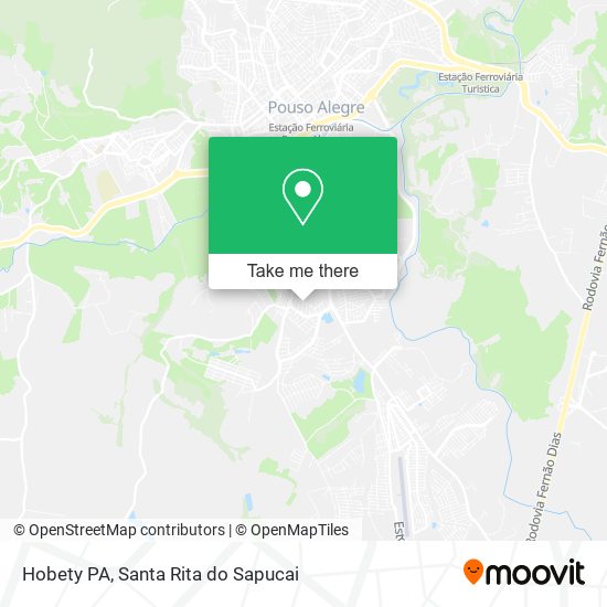 Hobety PA map