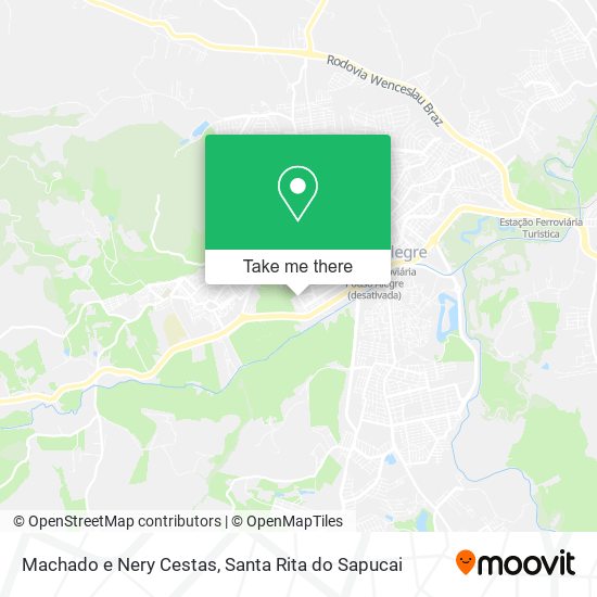 Machado e Nery Cestas map