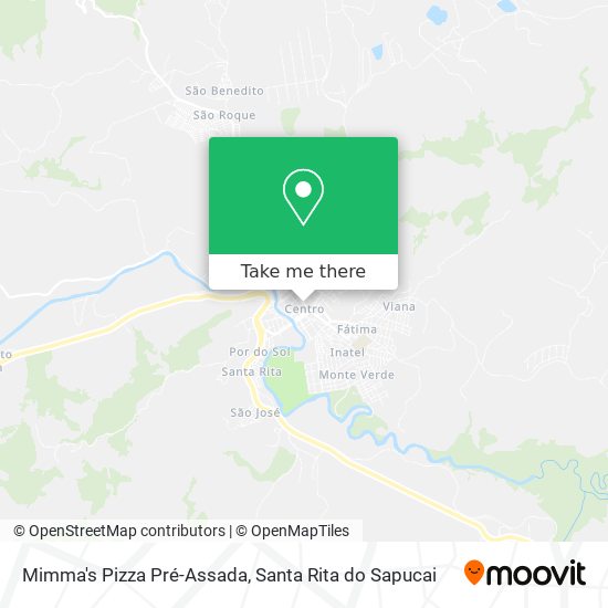 Mapa Mimma's Pizza Pré-Assada