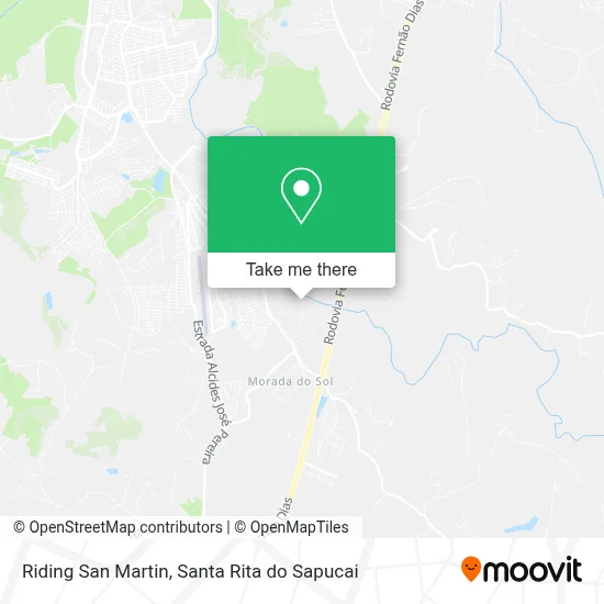 Riding San Martin map