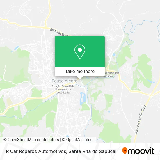 R Car Reparos Automotivos map