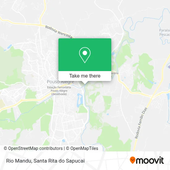 Rio Mandu map