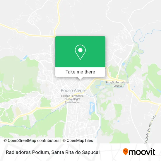 Radiadores Podium map