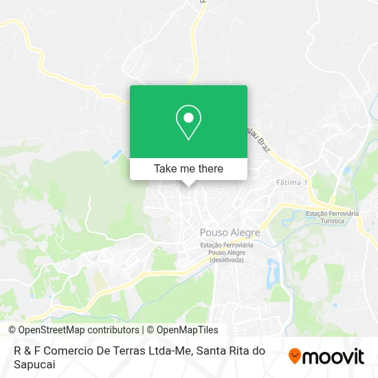 R & F Comercio De Terras Ltda-Me map