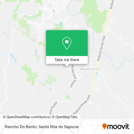 Rancho Do Bento map